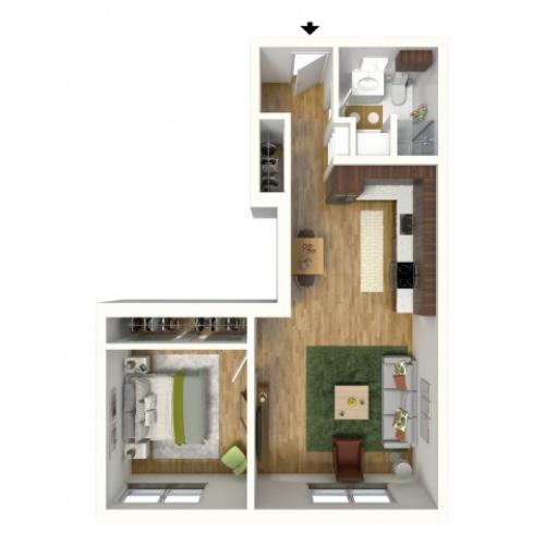 Woodlawn Studio Tabor View Lofts Apartments for Rent in East