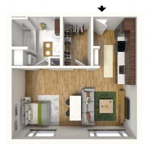 Richmond Studio Tabor View Lofts Apartments for Rent in East