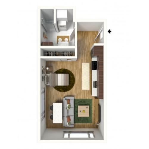 Woodlawn Studio Tabor View Lofts Apartments for Rent in East