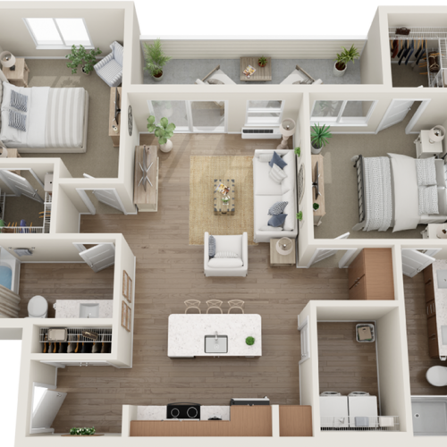 Steel 3 Bed Apartment Meritum Evergreen Apartments For Rent