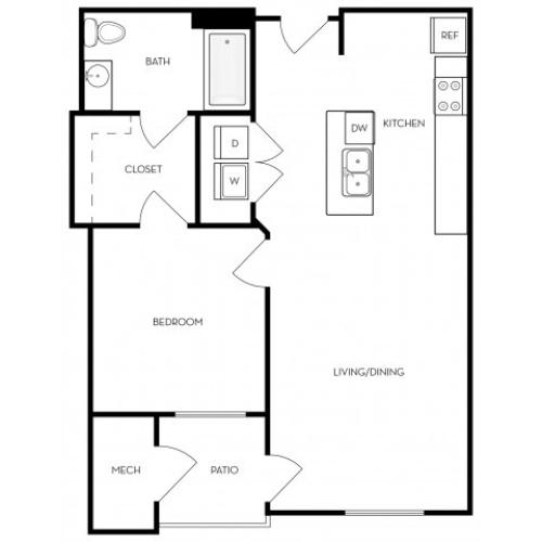 Spirit 1 Bed Apartment Moda Granary Place