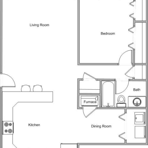 2 BR 2 Bed Apartment Spring Valley Apartments