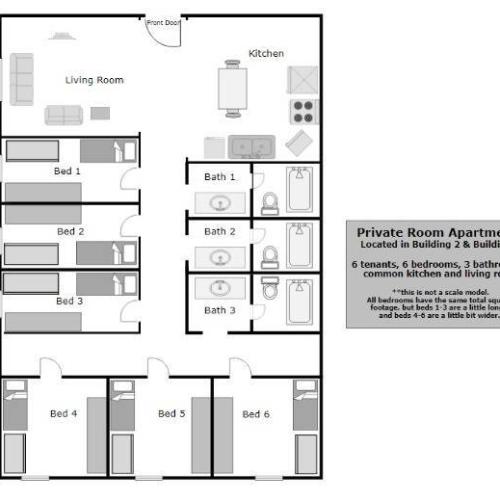 I (Shared Housing) 3 Bed Apartment Condominiums