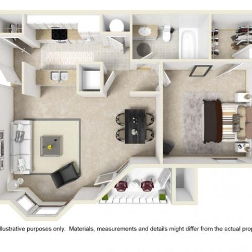 O'Brien 2 Bed Apartment Katy Place Apartments