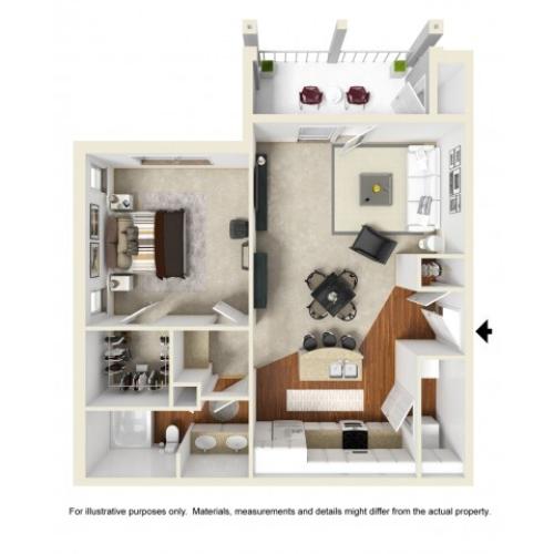 Rory Style 1 1 Bed Apartment Kelly Farms Apartments Columbia Apartments