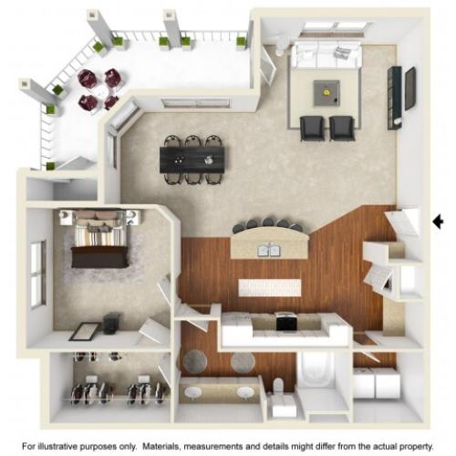Rory Style 1 1 Bed Apartment Kelly Farms Apartments Columbia Apartments