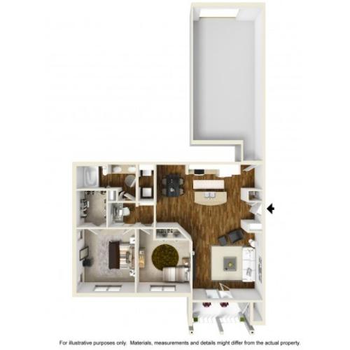 Rory Style 1 1 Bed Apartment Kelly Farms Apartments Columbia Apartments