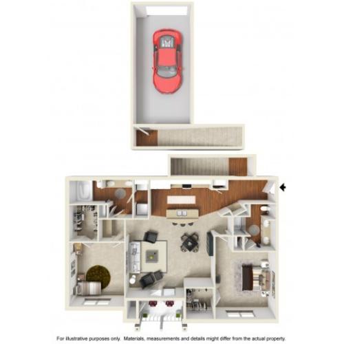 Rory Style 1 1 Bed Apartment Kelly Farms Apartments Columbia