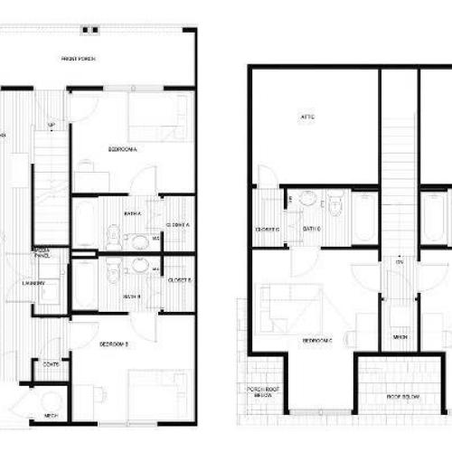 4 BEDROOM, 4 BATH DUPLEX