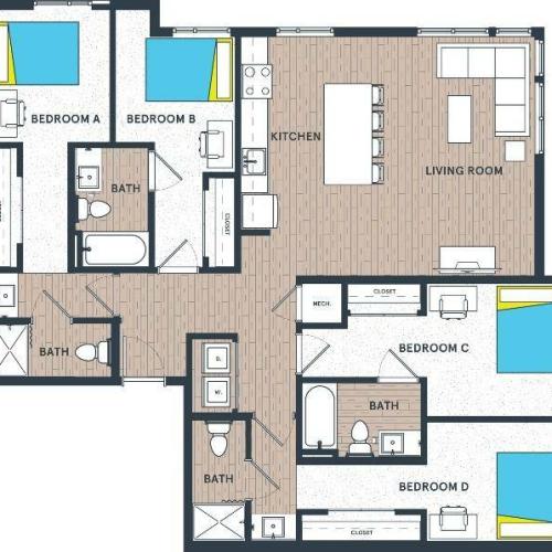 4 BEDROOM, 4 BATH