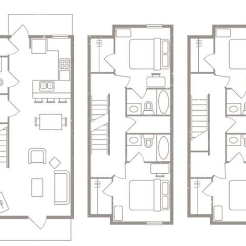4 BEDROOM, 4.5 BATH TOWNHOME
