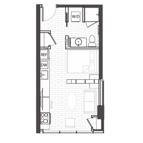 One Bedroom Suite Penthouse 1 Bed Apartment Two Light Luxury Apartments