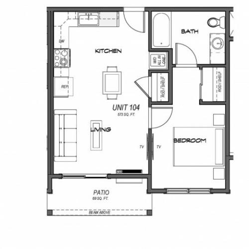 1 Bedroom Building 2 ADA