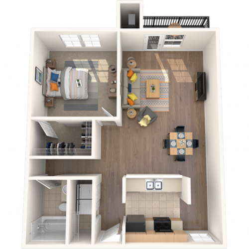 Parkside One Bedroom One Bath