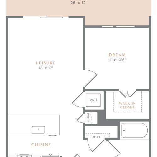 View of A3 Floor Plan at Alton Heartwood