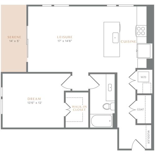 View of A6 Floor Plan at Alton Heartwood