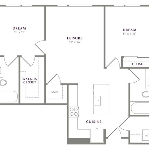 View of B5 Floor Plan at Alton Heartwood