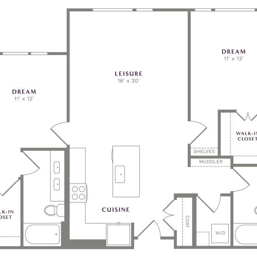 View of B10 Floor Plan at Alton Heartwood