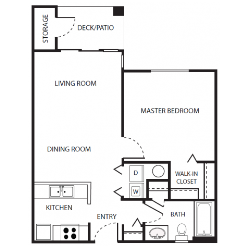 B2 2 Bed Apartment Scott Mountain