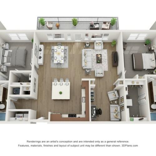 Penthouse Floor Plan | The Donovan | Apartments in Lees Summit, Missouri