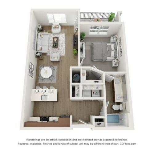 A2 Floor Plan | The Donovan | Apartments in Lees Summit, Missouri