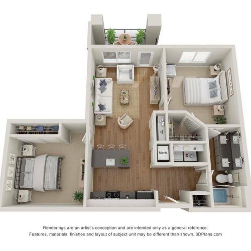 One Bedroom Flex - B6