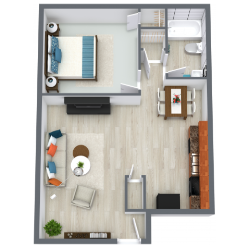 Cedar 2 Bed Apartment Cedar Crest Apartments