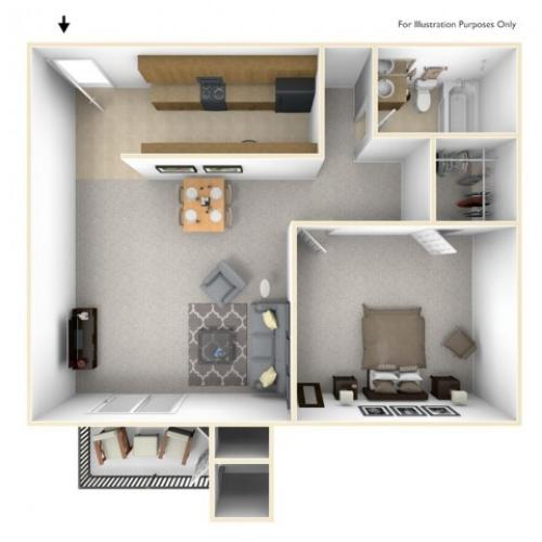 Wren 2 Bed Apartment Cambridge Place Apartments