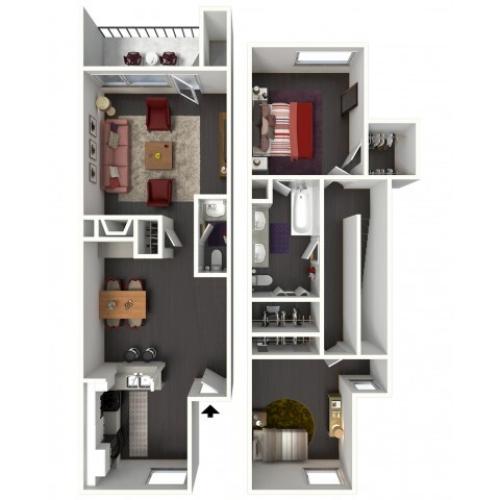 B 2 Bed Apartment Westmount Place Apartments