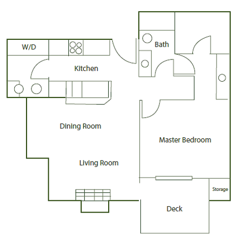 1x1 716 SQ FT