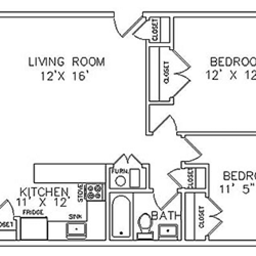 East 4 Bdrm 4 Bed Apartment Highland Hills Apartments