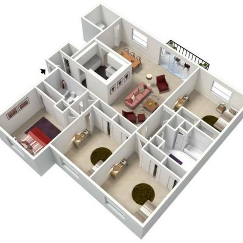 Sycamore - Four Bedroom, Two Bath