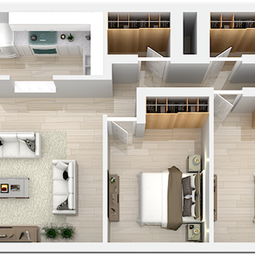 2 Bed