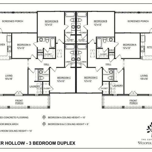 D1 Arbors at The Park 4 Bed Apartment Arbors at the Park