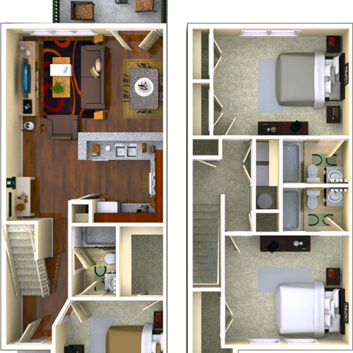3 Bedroom Floor Plan