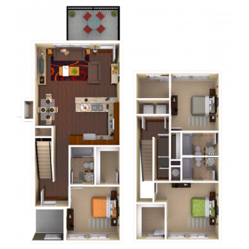 3 Bedroom / 3 Bathroom