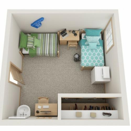 Standard 2 Person Shared Room