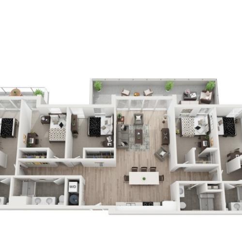 5 Bedroom Floor Plan