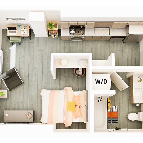 Studio S2 420 sq ft