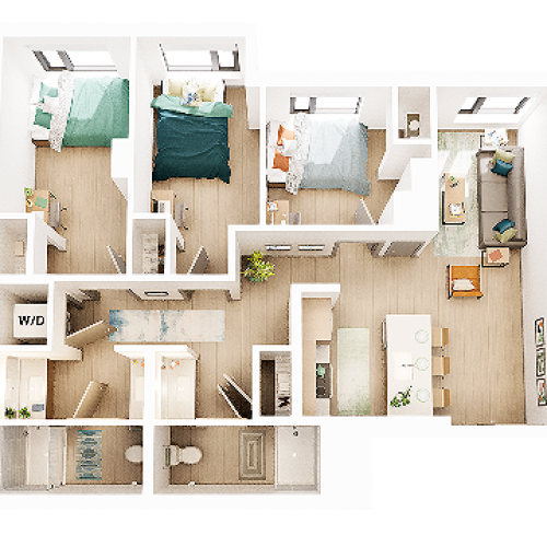 3 Bedroom 2 Bathroom C3