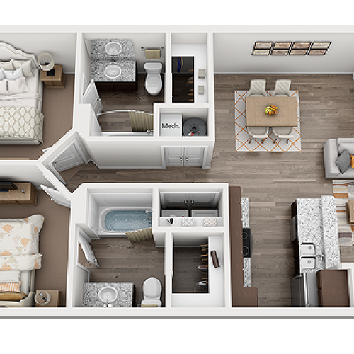 Two Step B1 Unfurnished