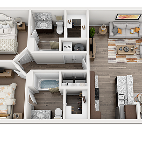 Alamo B3 Unfurnished