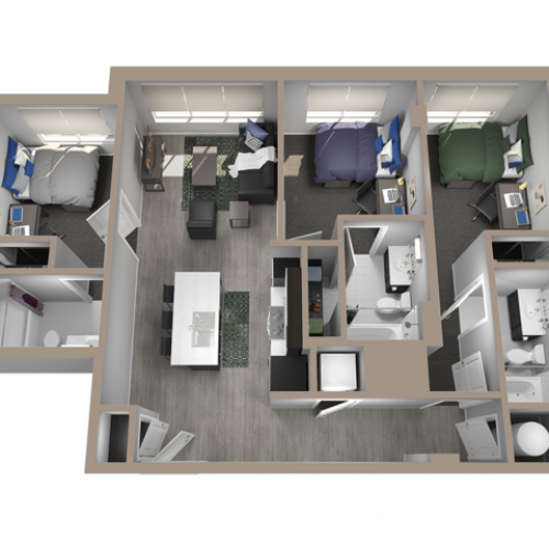 3 Bedroom 3 Bathroom C2
