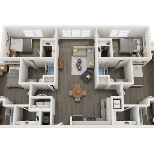 D2.2 | 4 bed 4 bath | from 1468 square feet