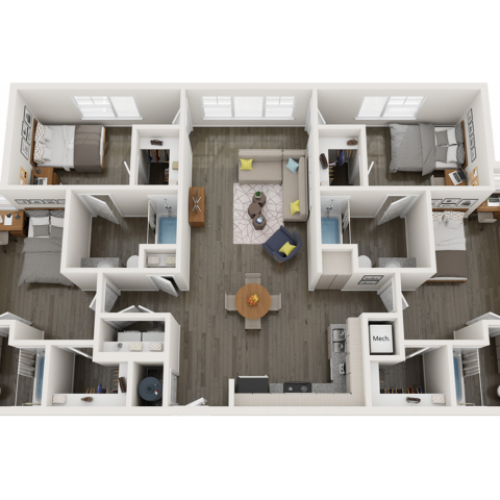D2.3 | 4 bed 4 bath | from 1457 square feet