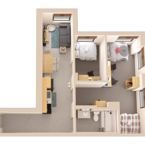 2DP-B Floor Plan Image