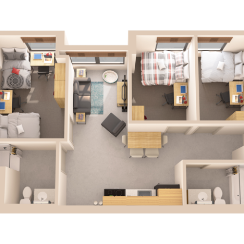 3DP-A Floor Plan Image