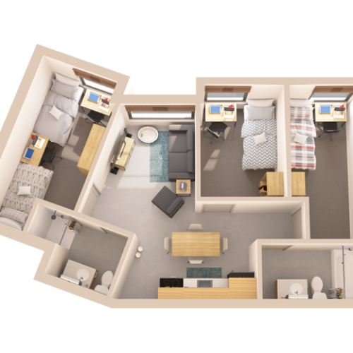 3DP-C Floor Plan Image