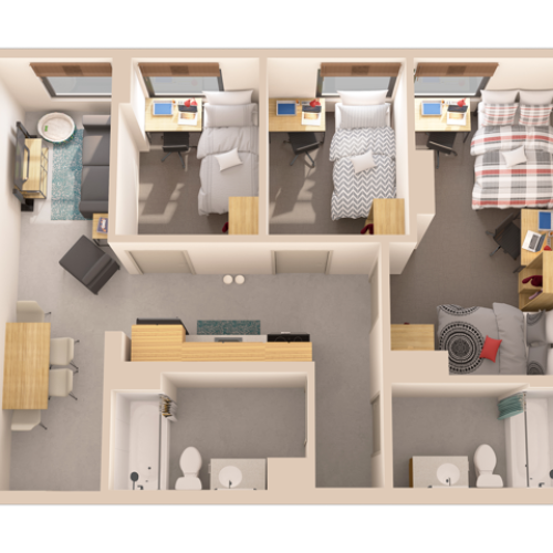 3DP-F Floor Plan Image