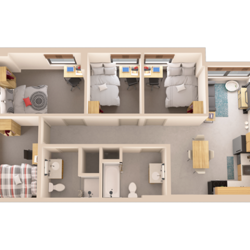 4P-A3 Floor Plan Image